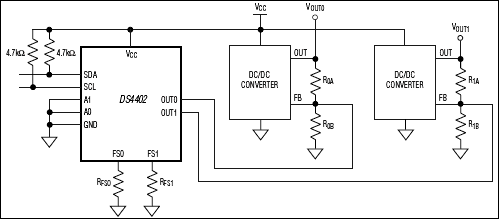 DS4402, DS4404: Typical Operating Circuit
