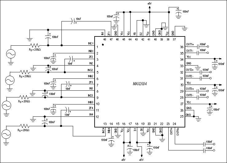 MAX2034: Typical Application Circuit