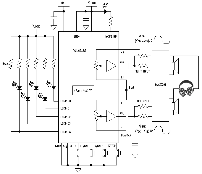 MAX5486: Typical Operating Circuit