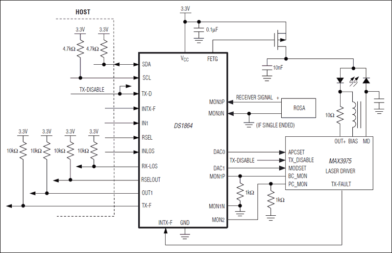DS1864: Typical Operating Circuit