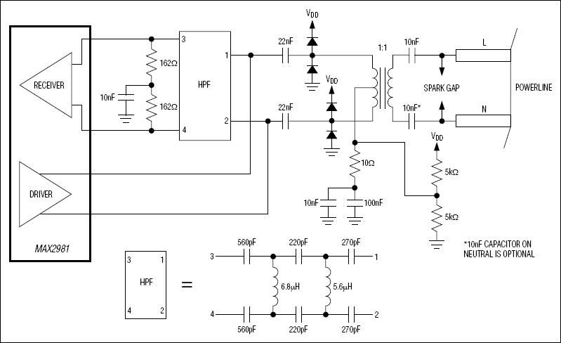 MAX2981: Typical Operating Circuit
