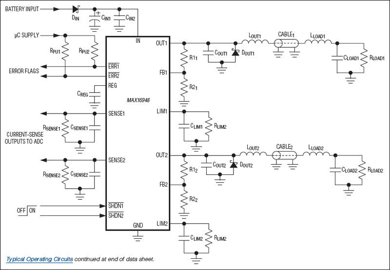 MAX16948: Typical Operating Circuit