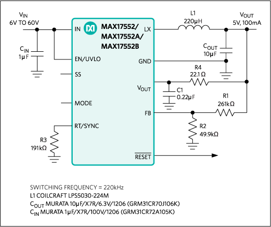 MAX17552: Typical Application Circuit