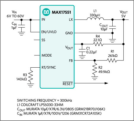 MAX17551: Typical Application Circuit