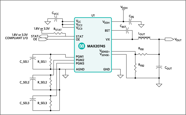 MAX20745: Typical Application Circuit