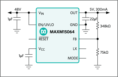 MAXM15064: Typical Application Circuit