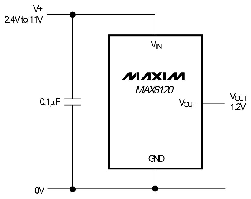 MAX6120 Circuit Diagram