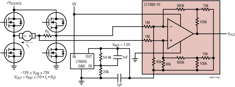LT1990-10 Application Circuit