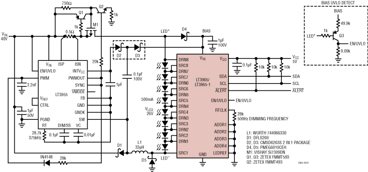 LT3965-3965-1 Application Circuit