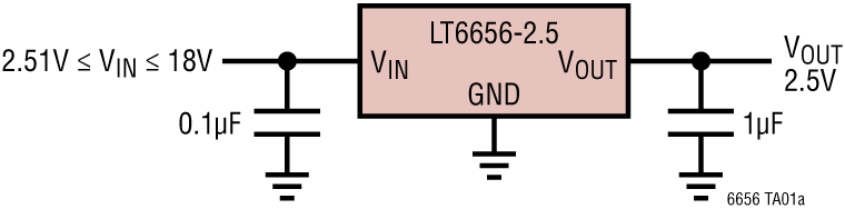 LT6656 Application Circuit
