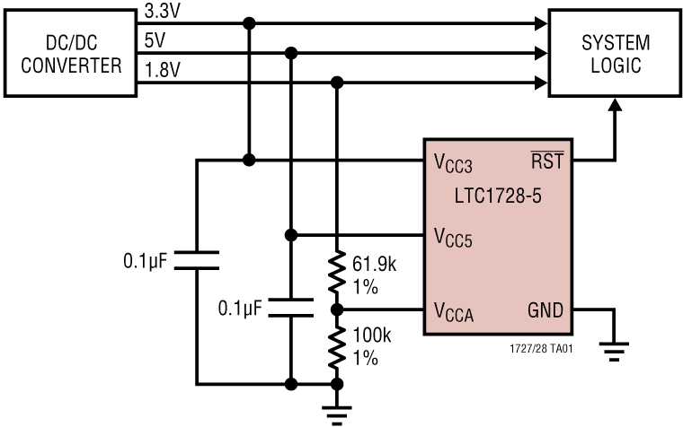LTC1727-1728 Application Circuit