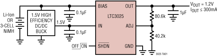 LTC3025 Application Circuit