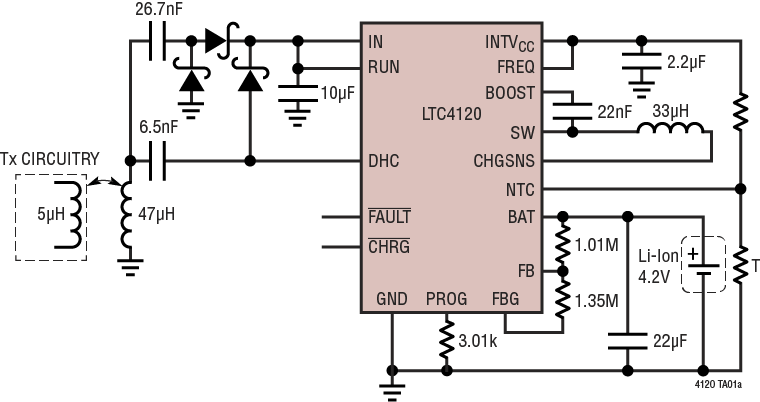 LTC4120-4120-4.2 Application Circuit