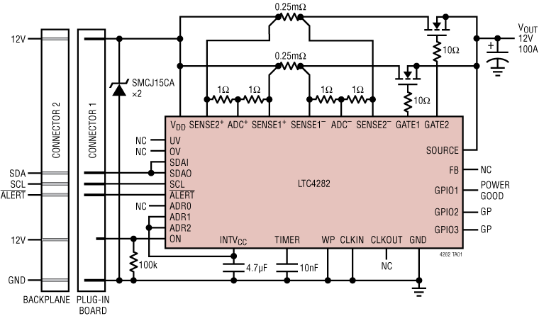 LTC4282 Application Circuit