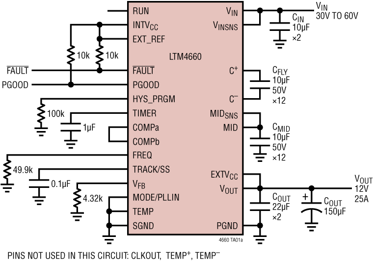 LTM4660 Application Circuit