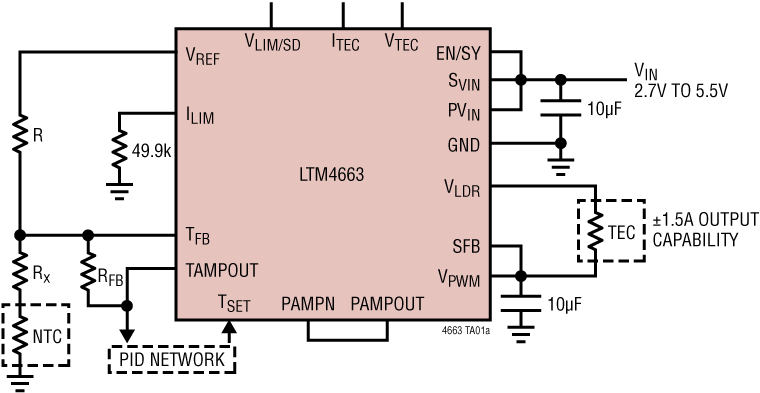 LTM4663 Application Circuit