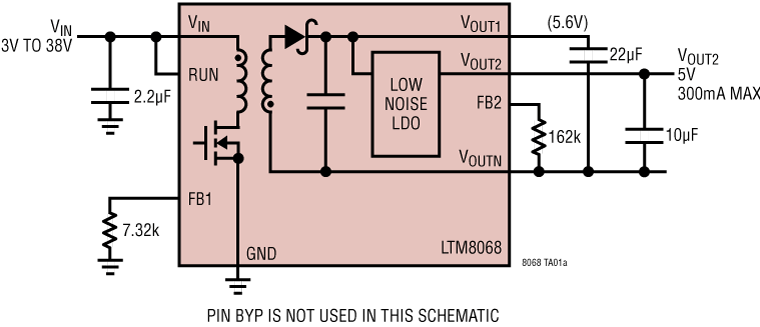LTM8068 Application Circuit