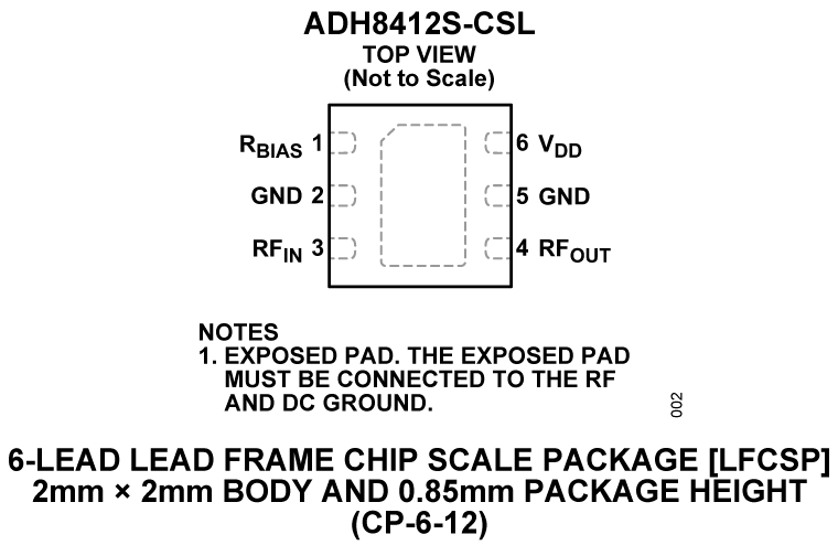 ADH8412S Pin Configuration