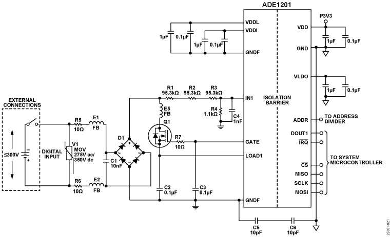 ADE1201 Circuit Diagram