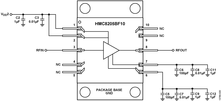 HMC8205BF10 Circuit Diagram