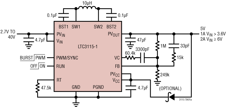 LTC3115-1 Application Circuit