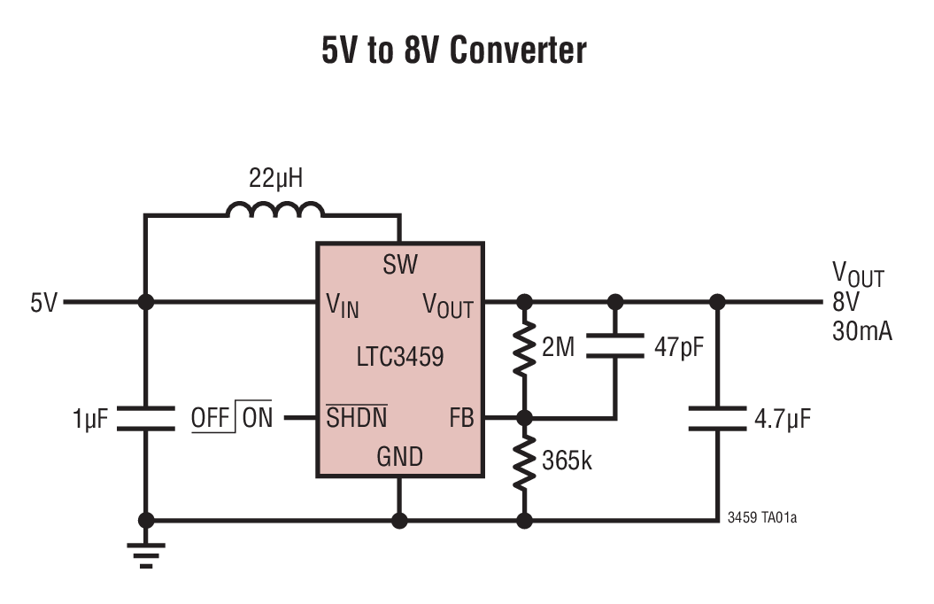 5V to 8V Converter
