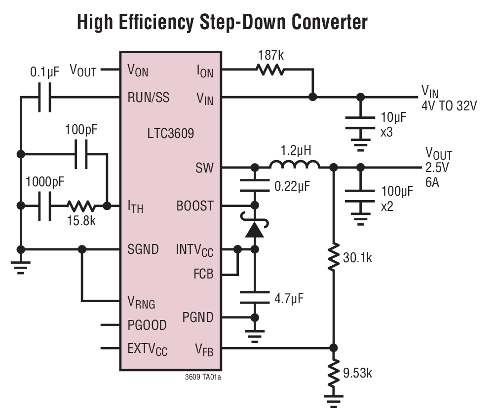 High	Efficiency Step-Down Converter