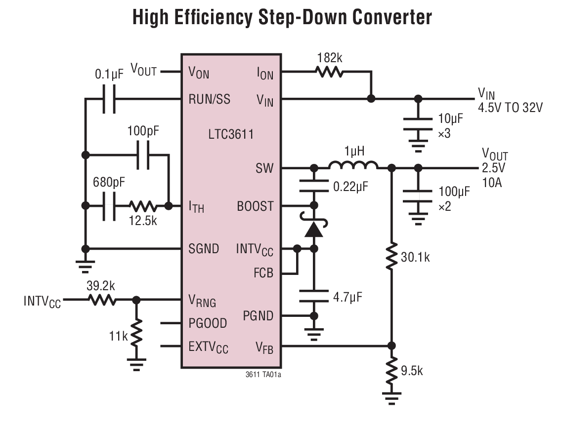 High Efﬁciency Step-Down Converter
