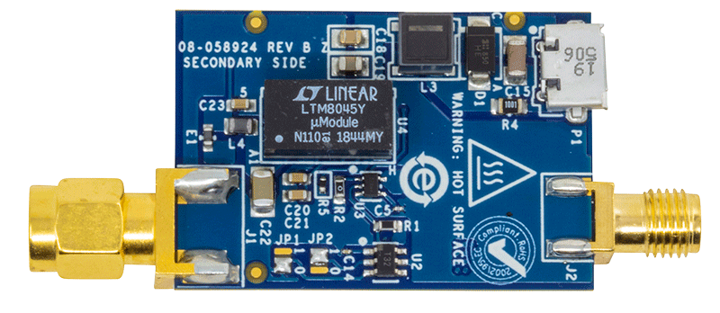 EVAL-CN0522-EBZ Evaluation Board - Bottom View