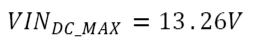Equation for maximum dc bias input voltage