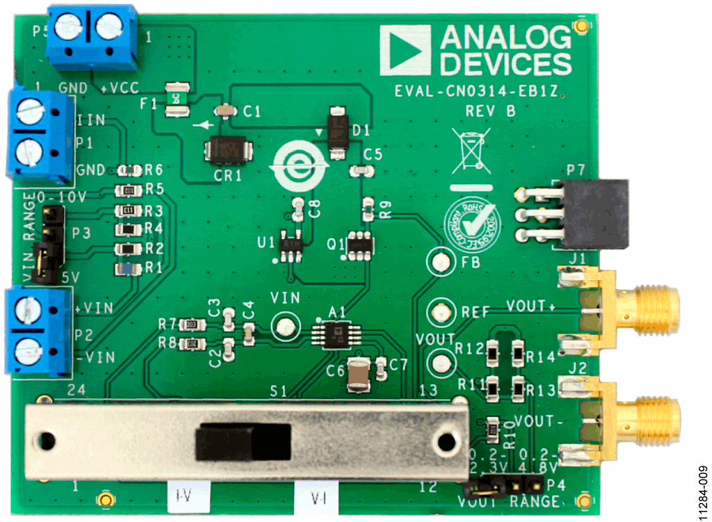 Photo of EVAL-CN0314-EB1Z Board
