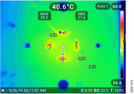 Infrared Image of the CN-0537 Heating