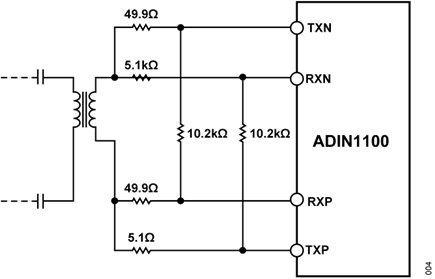 Figure 4. External ADIN1110 Hybrid