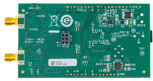 EVAL-CN0507-ARDZ Evaluation Board - Bottom View