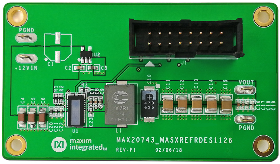 Figure 1. MAXREFDES1126 hardware.