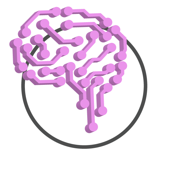 pink brain icon