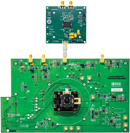 Figure 11. ADA4355 evaluation board with ADA4870 for PSRR testing.