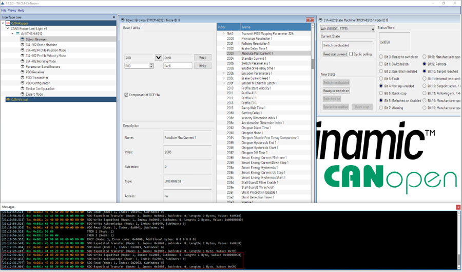 Figure 4. A CANopen IDE.