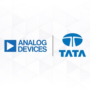 Analog Devices logo and TATA logo