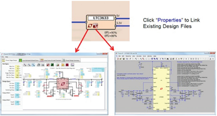Linking to Existing LTpowerCAD and LTspice Files.
