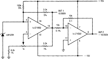 Figure 39. ±10V Output, Precision Reference.