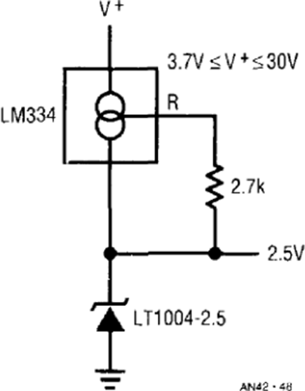 Figure 48. 2.5V Output, Micropower Reference with Wide Input Voltage Range.