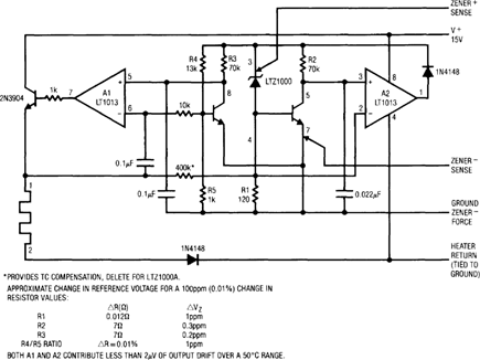 Figure 67. Low Noise, Ultra Low Drift, Long Term Stable 7V Positive Reference.