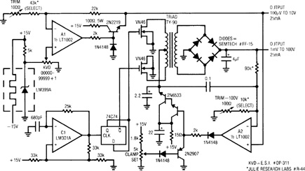 Figure 71. Ultra-Precision Variable Voltage Reference.
