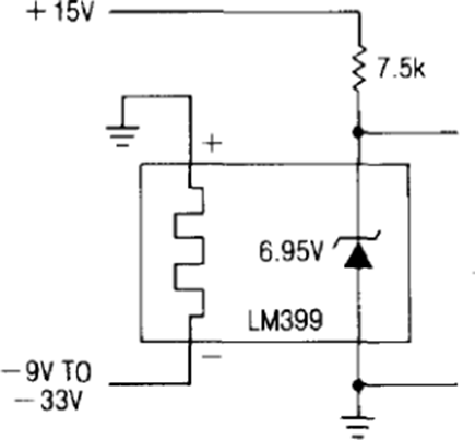 Figure 76. 6.95V Output, Temperature Stabilized Reference.