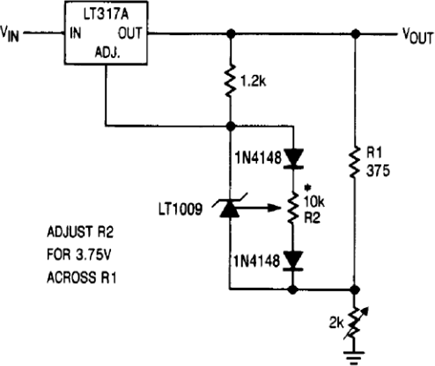 Figure 84. Low Temperature Coefficient Regulator.