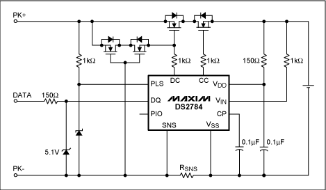 Figure 1. Common-drain nFETs short the DC FET's gate.