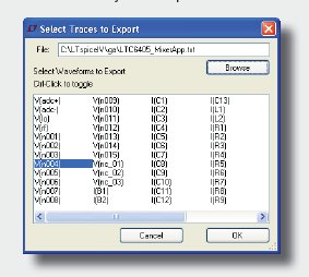 LTspice IV: Importing & Exporting Data