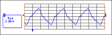Figure 4. Lamp overvoltage capacitor divider before the resistor-divider.