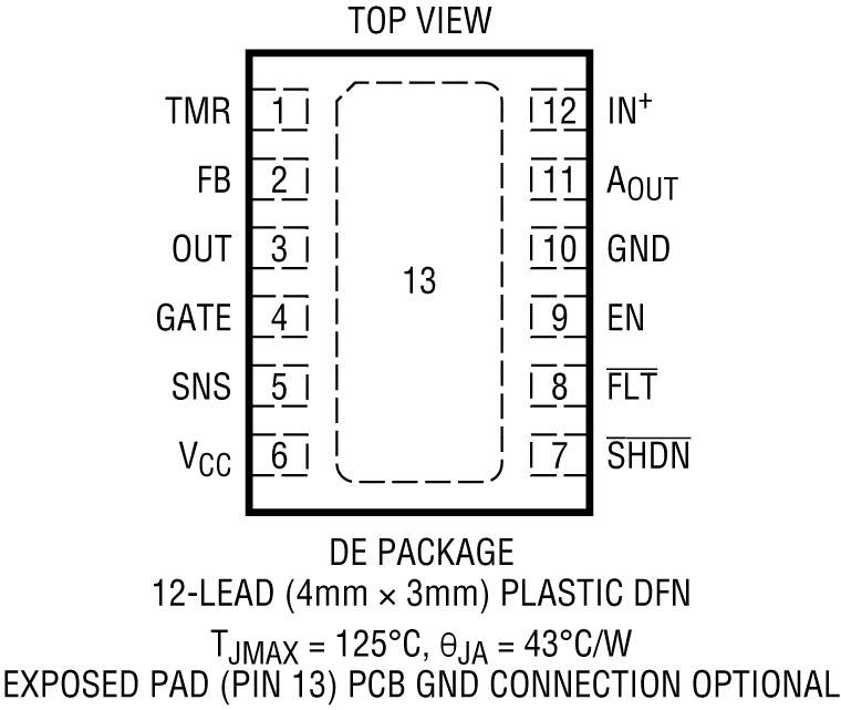 4356-3 Pin Configuration